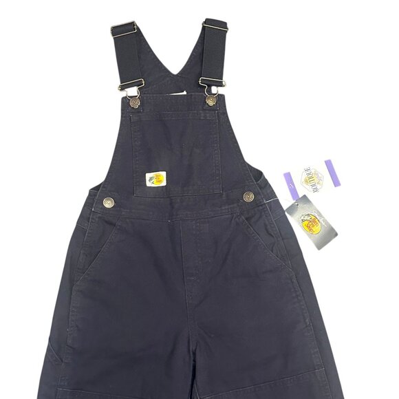 NWT Bass Pro Shops Youth S Black Insulated Workwear Overalls Durable Pockets - Picture 7 of 16